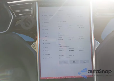 2015 Tesla Model S 70D/85D/P85D z USA, uszkodzony, nr VIN 5YJSA1H22FF097598